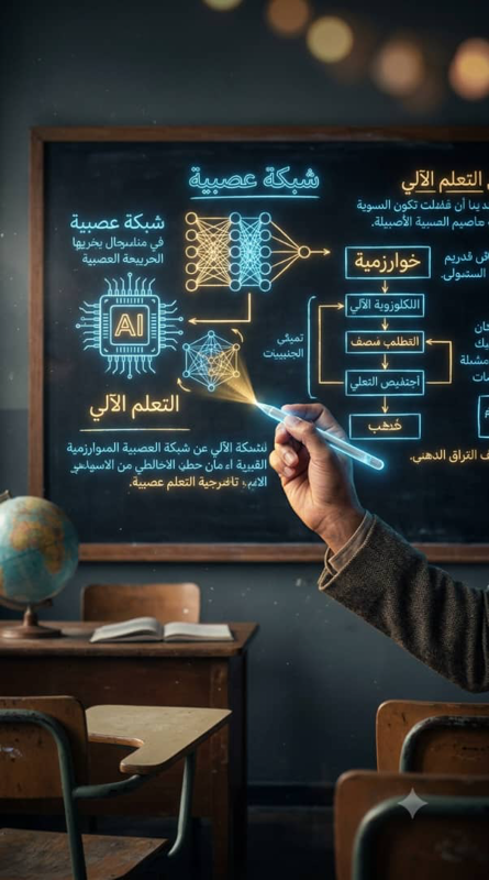 كن معلماً من المستقبل! سجل الآن بكورس الذكاء الاصطناعي ووفر جهدك