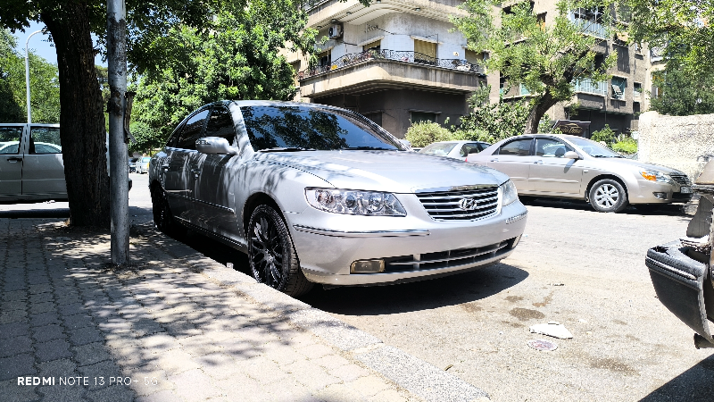 هيونداي ازيرا 2008 للإيجار في دمشق . بسعر 30$ يومياً اقل مدة 4 ايام