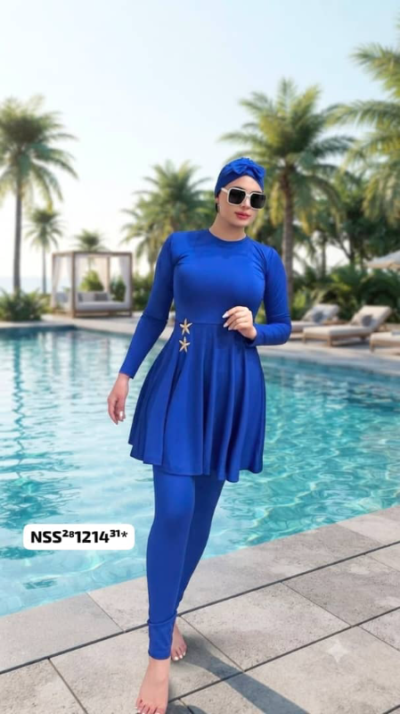 بوركيني سباحة جديد مقاس M,L مع توربان - الربوة دمشق