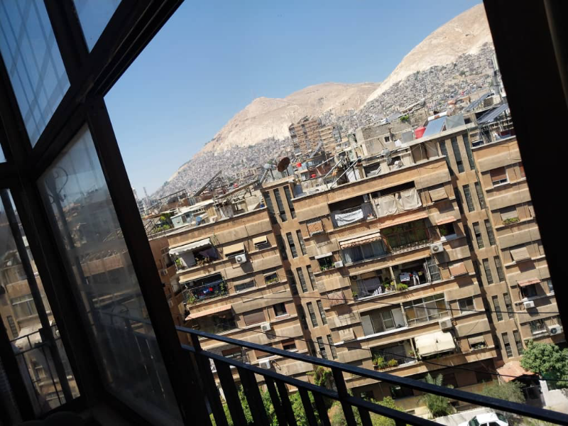 للبيع شقه في دمشق ركن الدين آخر شارع برنية موقع مميز اكساء جيد
