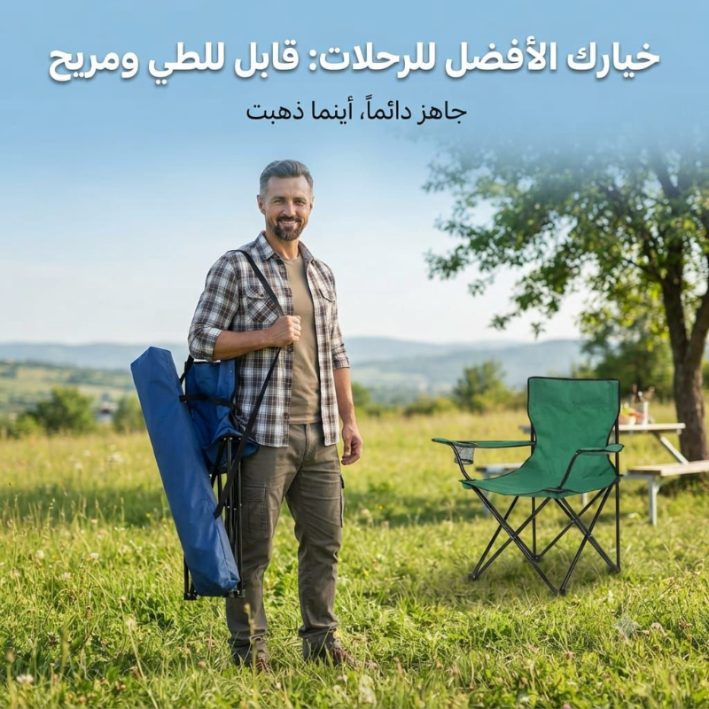 كرسي تخييم قابل للطي بجودة عالية في الربوة - دمشق