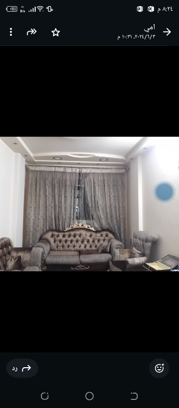 للبيع شقة بالزاهرة دخلة بوظة امية بناء حجر