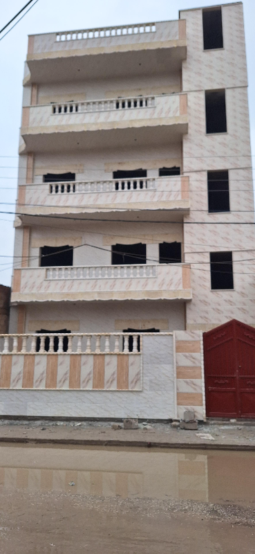 محضر٢٥٠م٢ اربع طوابق مقطعة وتلبيس واجهة ١٠م مساحة البناء١٧٥م٢