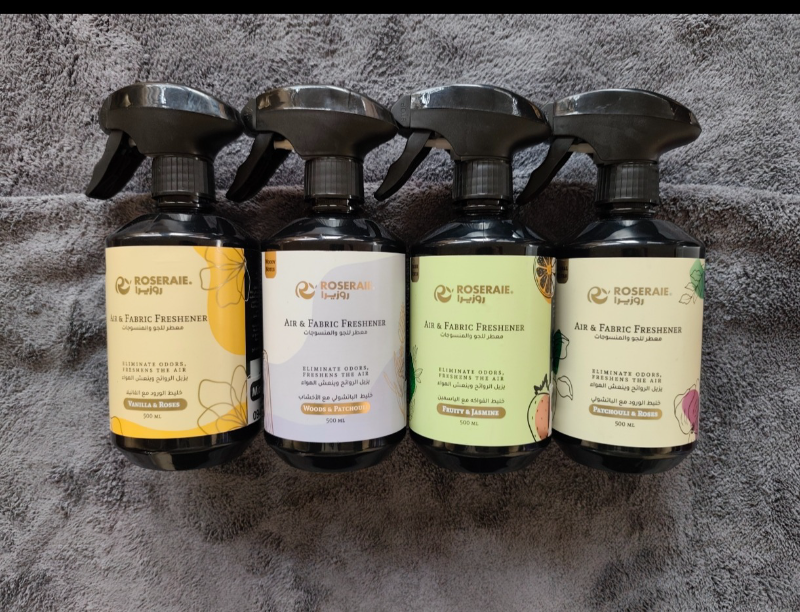 معطر للجو والمنسوجات خليط من افضل الروائح العطرية حجم 500 مل