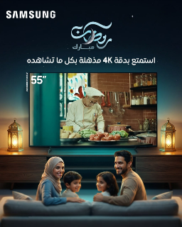 شاشة 4 Samsung 55" Crystal