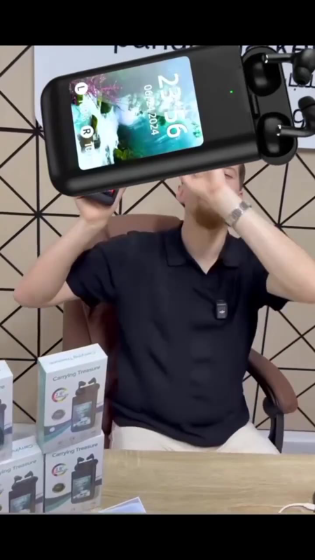 سماعات ذكية مع بور بانك شاشة AMOLED تصميم عصري - دمشق