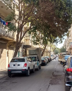 شقة للبيع طابق تاني بكرم الشامي قرب سوق التنين