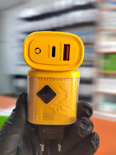 رأس شاحن 38w مدخل usb مدخل pd
