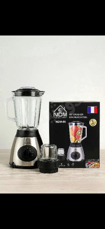 خلاط NDM مع مطحنة ❗️إبريق زجاج❗️