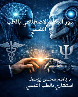 كتاب الاول من نوعه عربيا عن دور الذكاء الاصطناعي بالطب النفسي