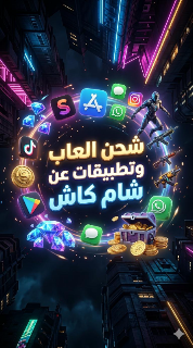 شحن الالعاب و التطبيقات عن طريق شام کاش