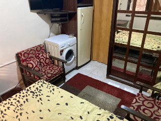 استوديو مفروش للإيجار مقابل قاسيون مول يومي /أسبوعي /شهري