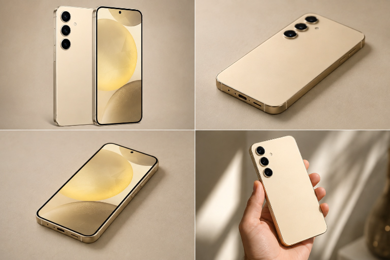 Samsung S24 سامسونج ذهبي شبه جديد