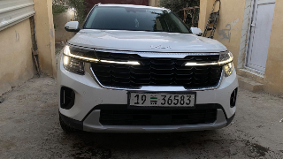 كيا سيلتوس 2025 مستعمل، 14000 كم، SUV أبيض بحلب الجديدة