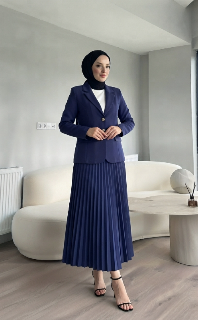 طقم جاكيت تنورة