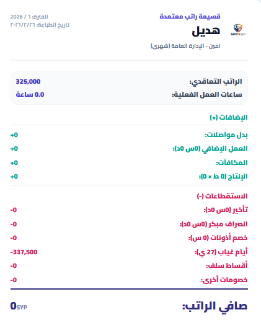 برنامج إدارة شؤون الموظفين
