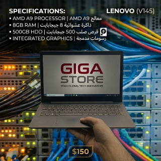 لابتوب لينوفو مستعمل AMD A9 8GB رام 500GB HDD في دمشق