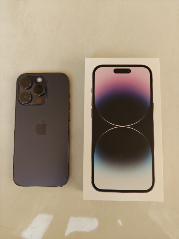 آيفون 14 برو مستعمل بنفسجي 128GB للبيع في العقيبة