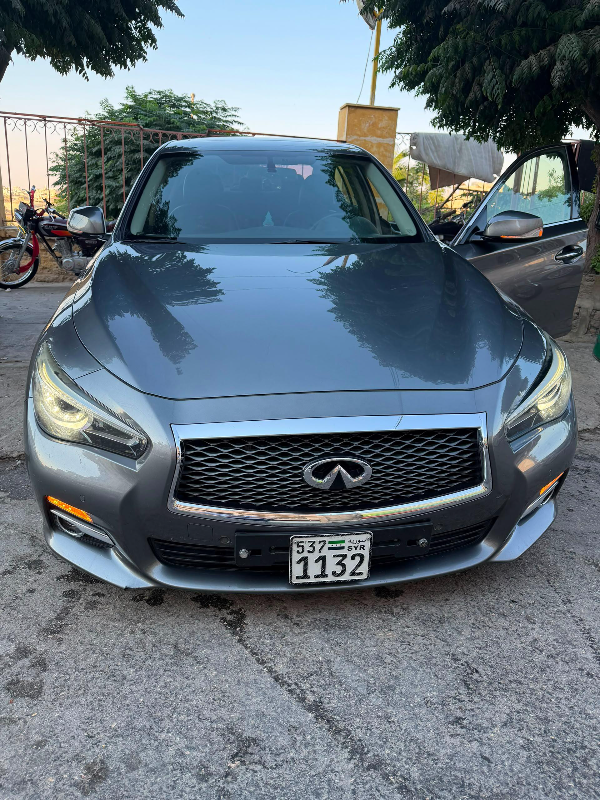 إنفينيتي Q50 ديزل 2015 فل كامل، 170 حصان، ممشى 148 ألف كم.