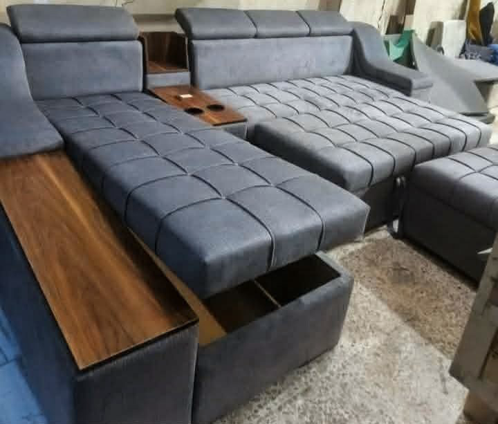 طقم كنبايات موديل الطيارة مستعمل بحالة ممتازة - 400$