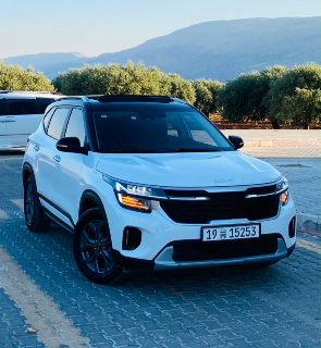 كيا سيلتوس 2025 للإيجار في جبل سمعان - SUV أبيض