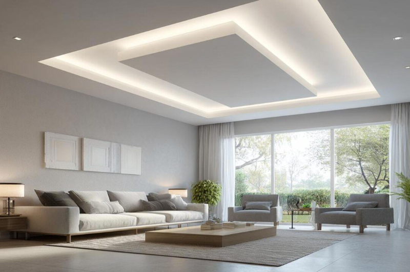 ديكورات جبسم بورد بديل رخام وبديل الخشب وبلايط 60*60