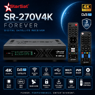 جهاز ستارسات 270    4k  
مدعوم بذكاء الصناعي Al