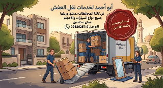 خدمات نقل العفش والاثاث المنزلي ... دمشق ...كافة المحافظات