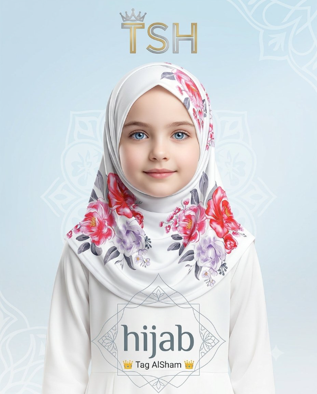 حجاب بناتي 🆕💎
سادة ومطبع 💯🆒
القماش  Likra 😍🔥🥰
الالوان  ابيض اوف