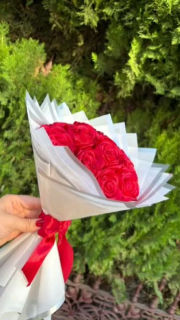 باقات ورد ساتان اصطناعي 20/25