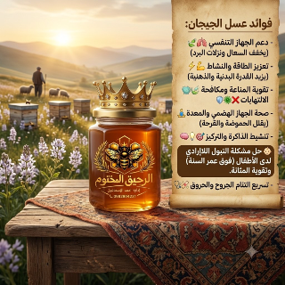 عسل الجيجان الطبيعي للبيع في اللطامنة - سعر مناسب!