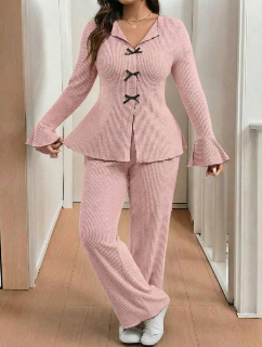 بيجامة تريكو أجنبي ناعم