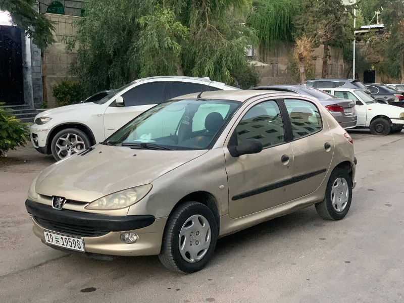 بيجو 206 بحالة الوكالة للبيع ببرزة، دمشق - 120,000 كم
