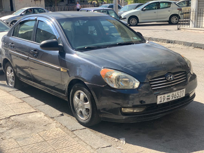 هيونداي أكسنت 2007 أوتوماتيك للبيع ببرزة - 7500$